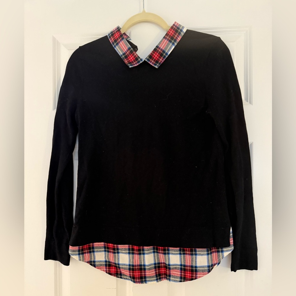 JCREW Christmas plaid shirt